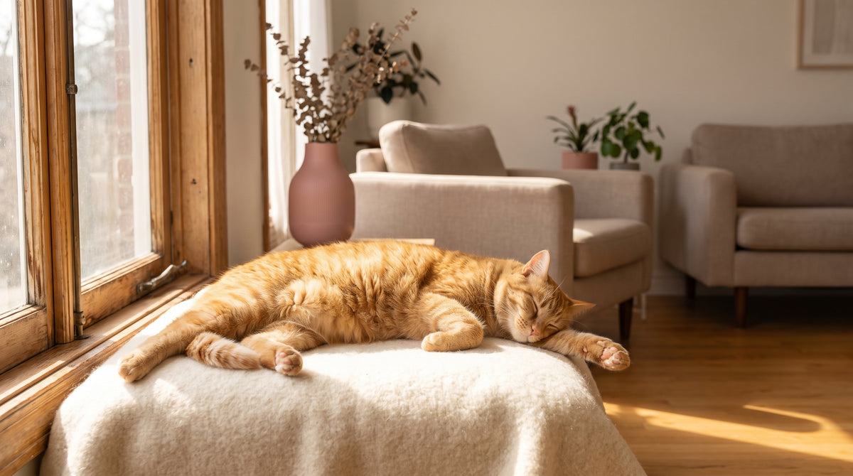 Pourquoi votre chat cherche toujours la chaleur