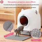 Bac à litière autonettoyant connecté XXL 90 L – DEVOKO
