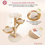 Coussin amovible et lavable du panier de l'arbre à chat