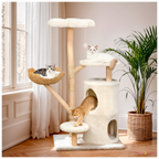 Vue d'ensemble de l'arbre à chat design 142 cm