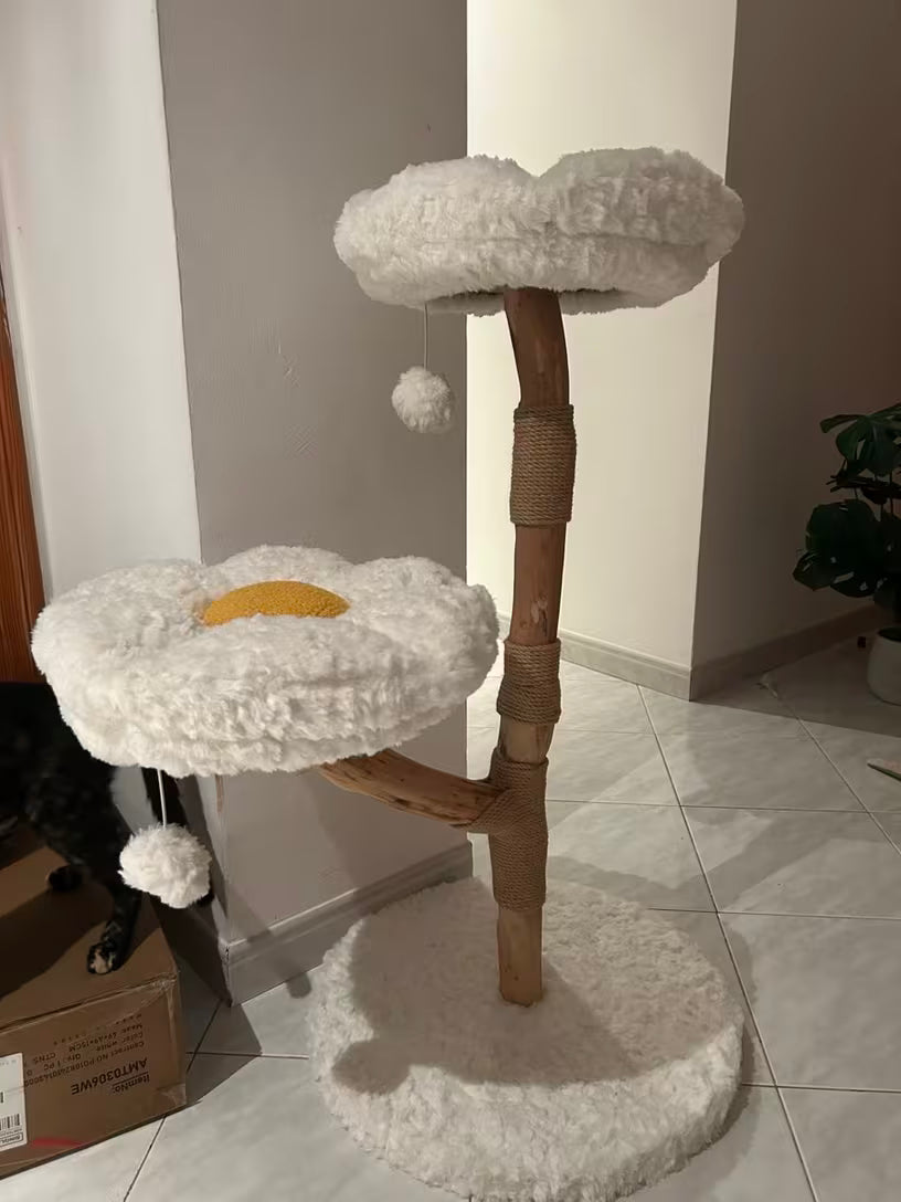 Photo d'un client de l'arbre à chat floral design
