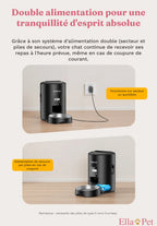 Double alimentation du distributeur automatique 2L pour plus de sécurité
