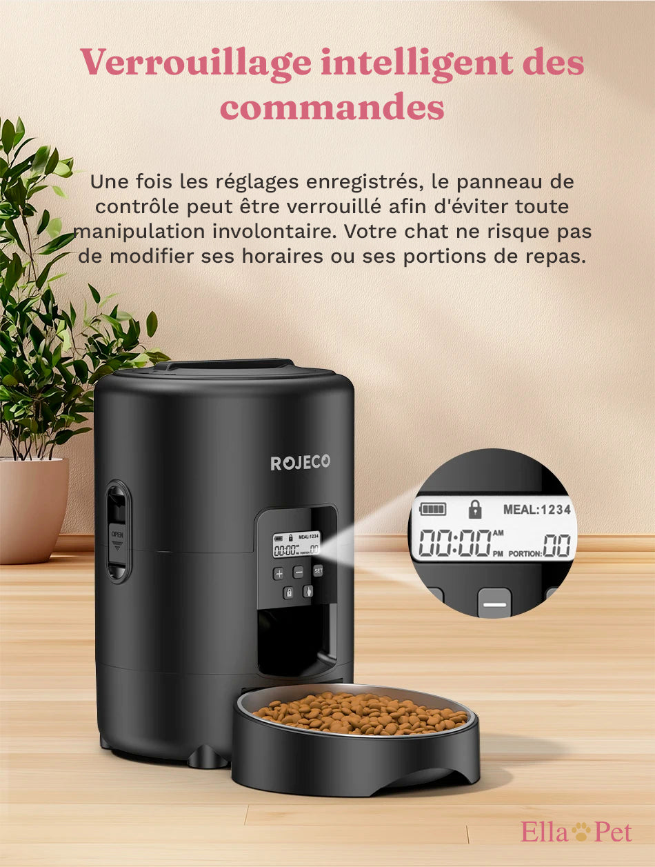 Verrouillage intelligent de l'écran du distributeur automatique 2L