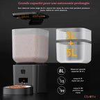 Grande capacité de 8L pour une autonomie alimentaire prolongée
